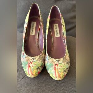 Steve Madden Women's Multicolor Printed Pointed-Toe Flats